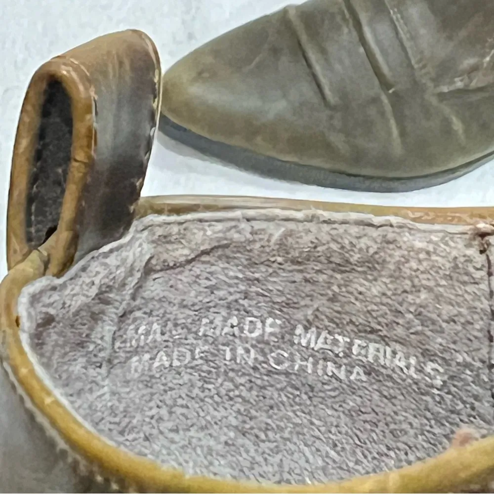 Premier Low Top Cowboy Boot in Olive Brown Size 7.5 - Image 12