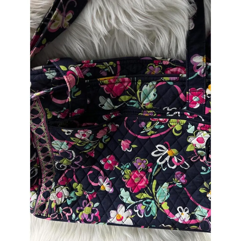 Vera Bradley Signature Floral Quilted Tote Bag - Image 4
