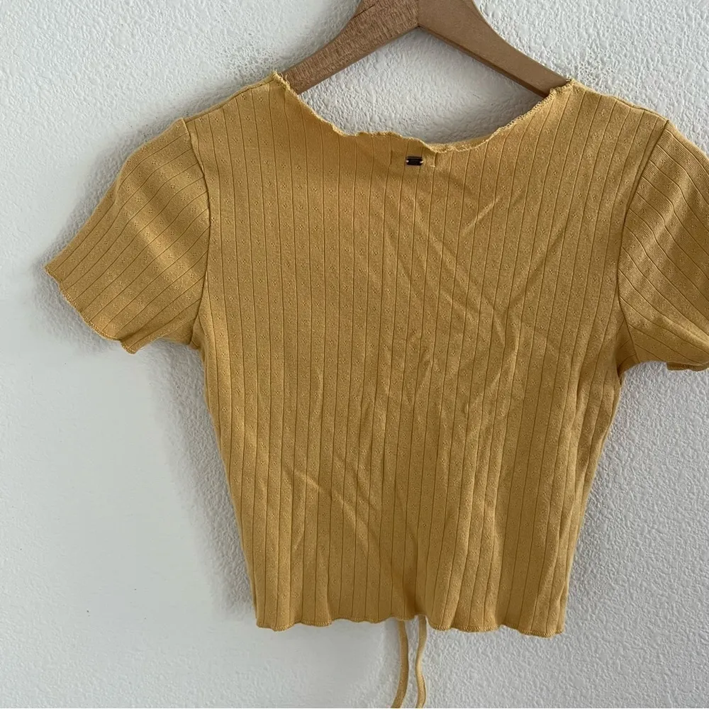 GHANDA Yellow Mustard Baby Tee Shirt T - Image 6