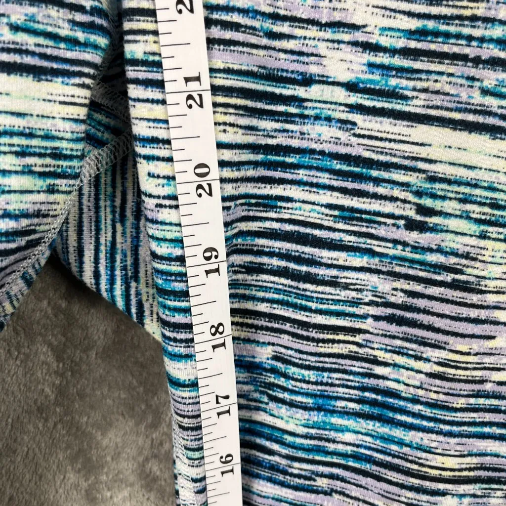 Lululemon Wunder Under Crop High-Rise Leggings Women's 8 Blurry Belle Multi Blue - Image 5