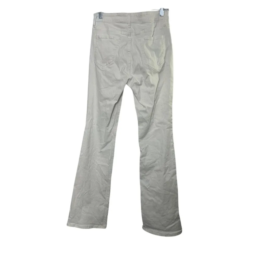 Boston Proper White Mid-Rise Straight Leg Denim 33" Inseam Jeans Women's Size 8 - Image 5