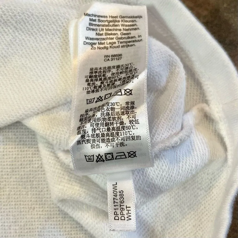 DKNY White Women’s Hoodie Sweatshirt Medium - Image 10