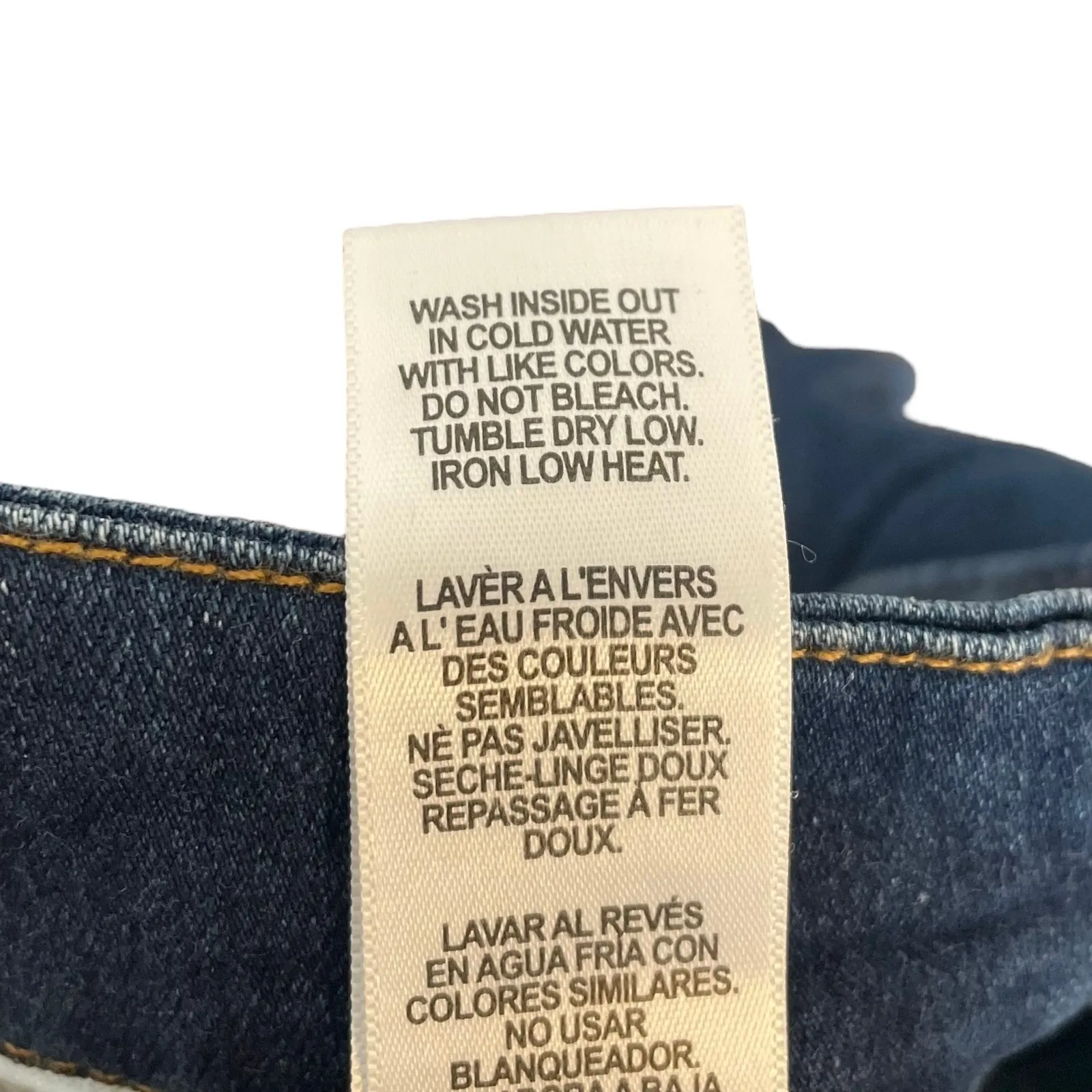 Good American Good Waist Extreme V Skinny Jeans Blue 346 Womens Size 4/27 - Image 14