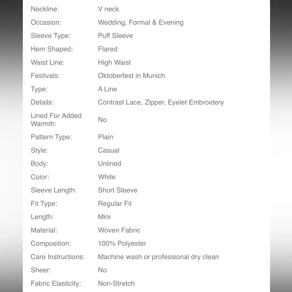 Shein Eyelet Bubble Hem Mini Dress in White - Image 6