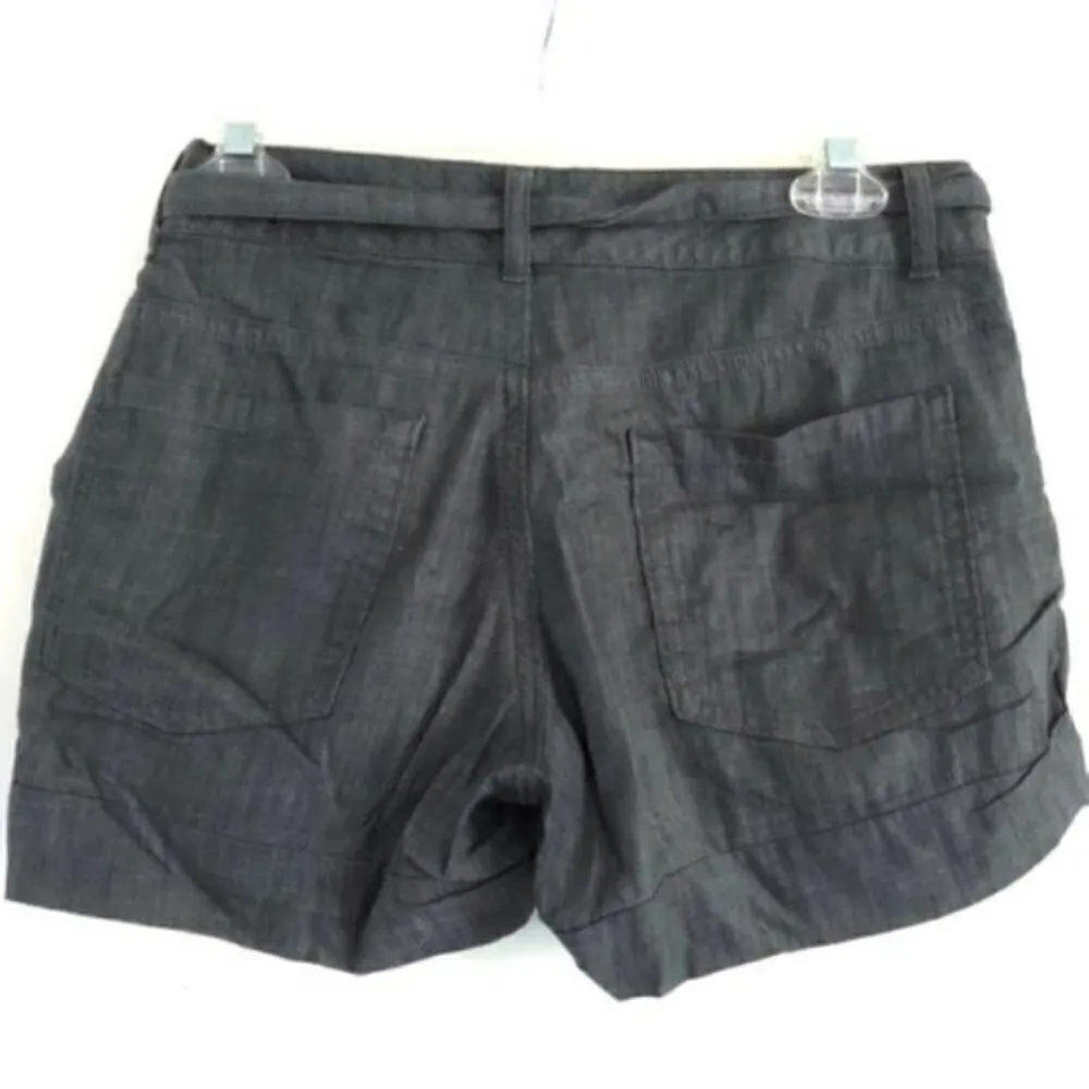 Banana Republic Shorts 2 Martin Fit Chambray Tie Summer Vacation Trip Belt Tie - Image 4