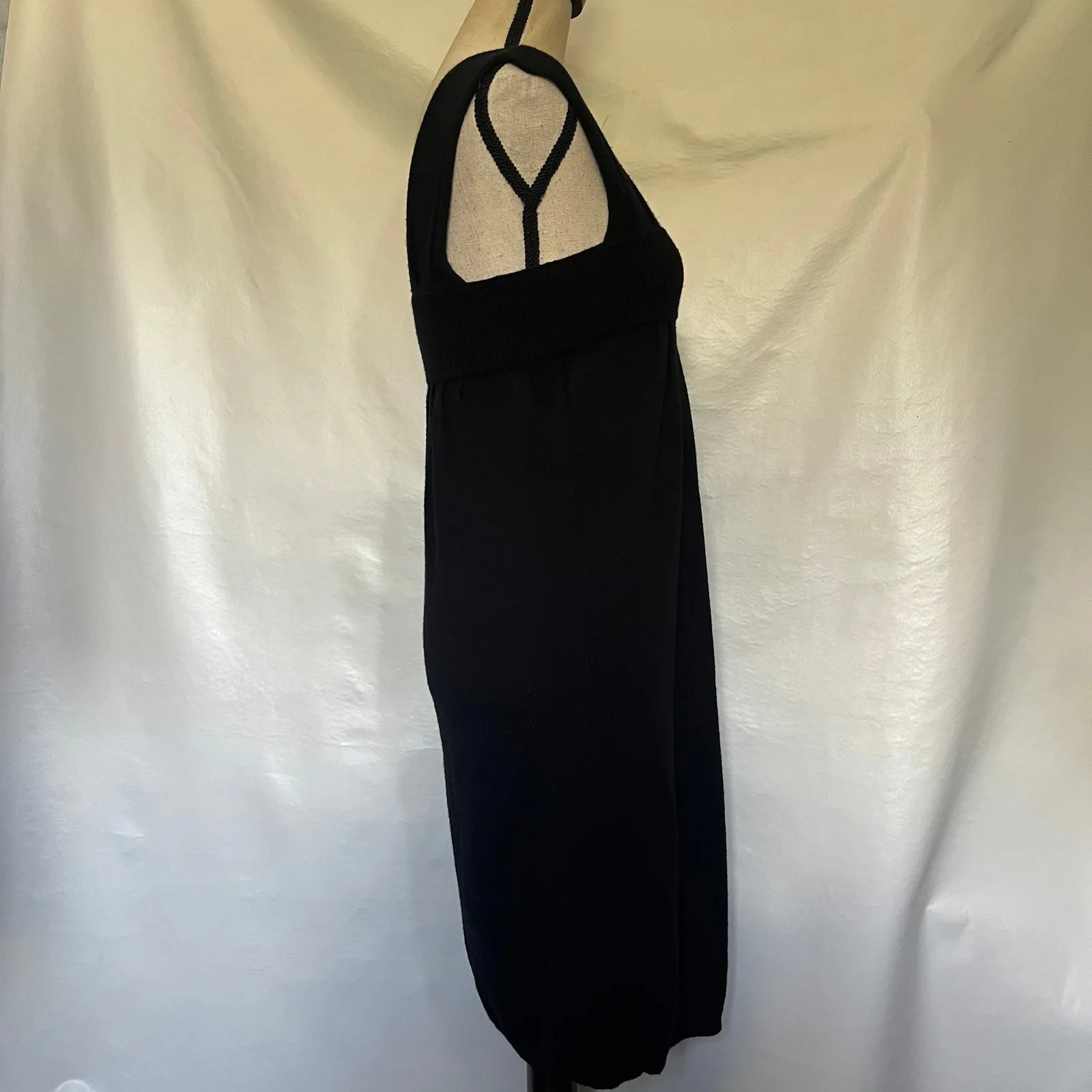 Banana Republic Merino Wool Dress Sz S Holiday Chic Minimal Square Neck Winter - Image 5