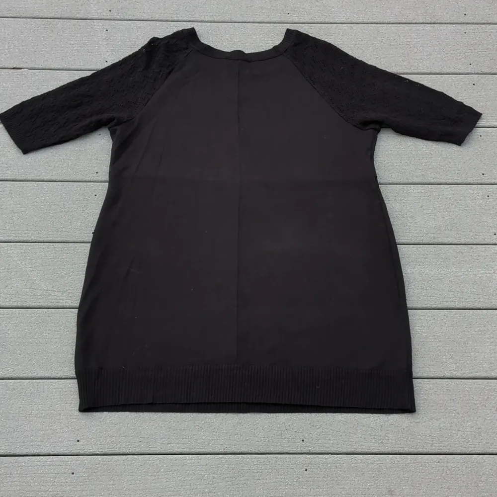 Lane Bryant 3/4 Crochet Sleeve Sweater Dress Size 14/16 - Image 8