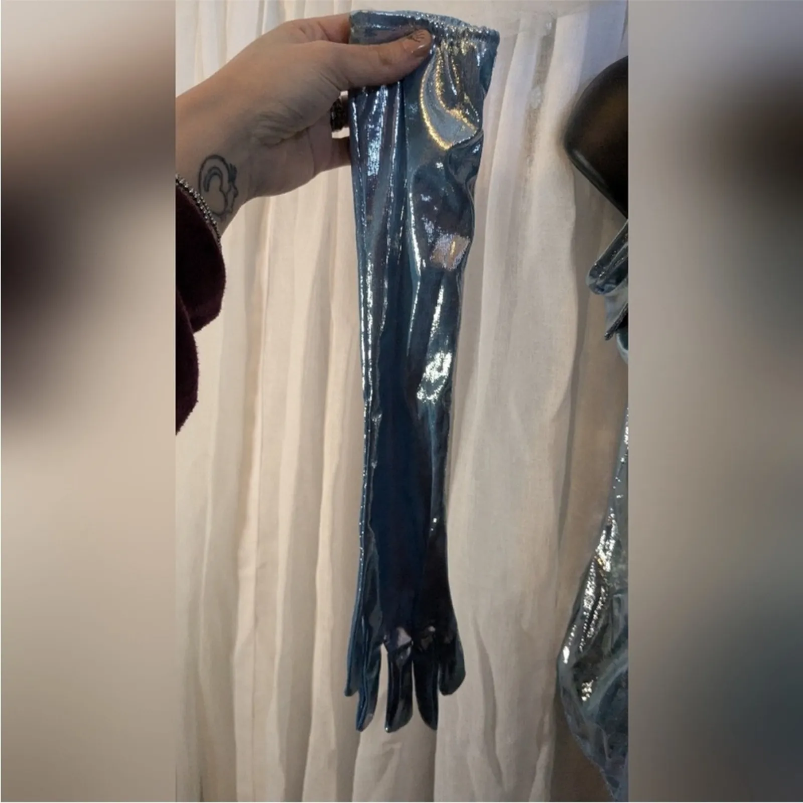 Blue playboy bunny costume Size XL - Image 5