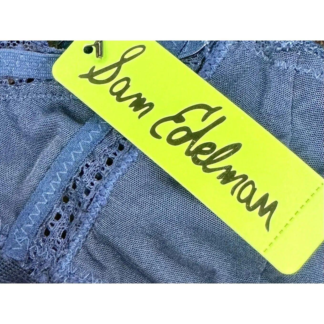 Sam Edelman Navy Blue Peekaboo Triangle Cup Lace Bralette Size S Small NWT!!! - Image 5