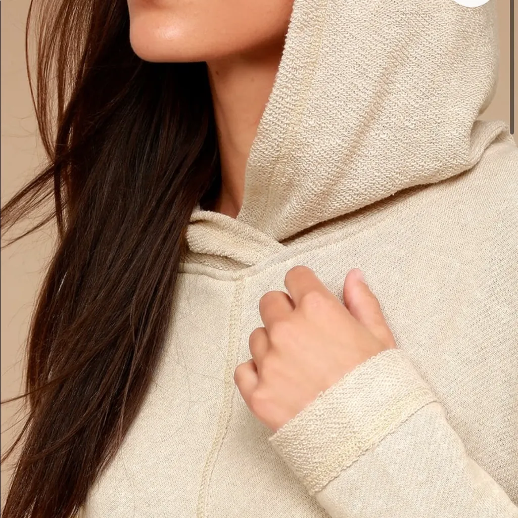 Lulus Gentle Fawn Rhythm hoodie Tan - Image 4