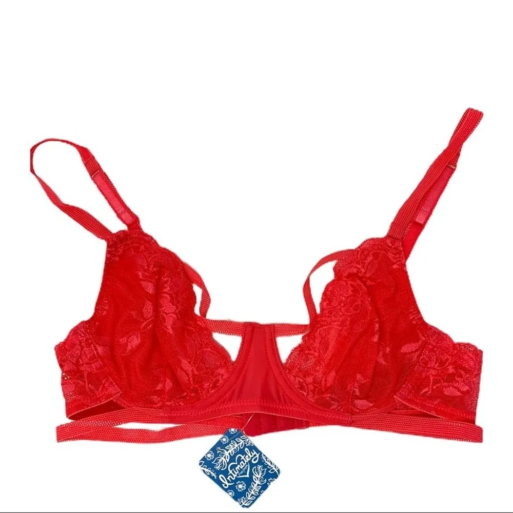 Free People Pink Dream of Me Underwire Bra‎ 36C New - Image 3