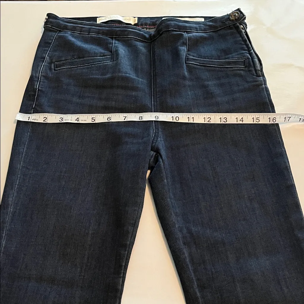 Pilcro and the Letterpress Anthropologie High Rise Denim Legging Pull On Size 28 - Image 5