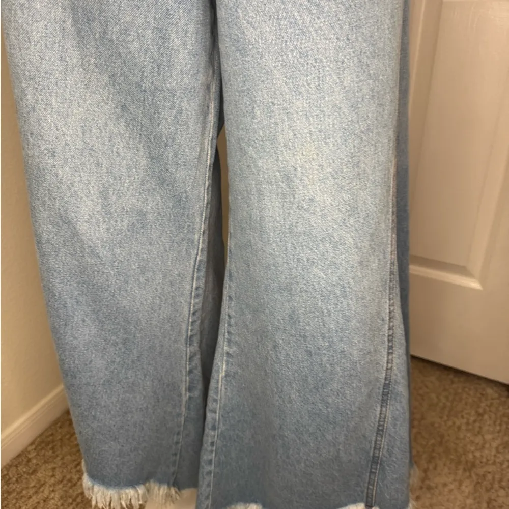 FARM Rio Blue Flare Wide Leg Jeans - Image 7