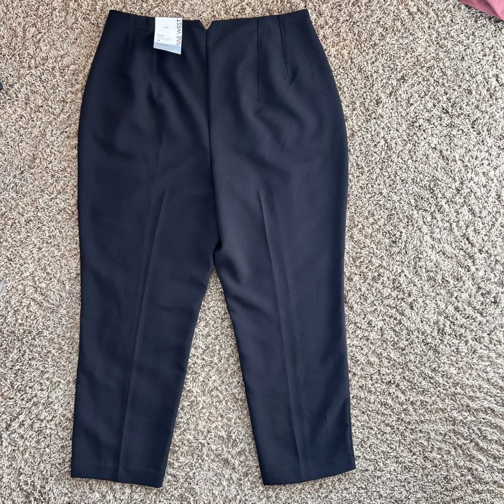 NINE WEST Women's Nine West High Rise Tapered Pants in Size 14 NWT New with Tags - Image 4