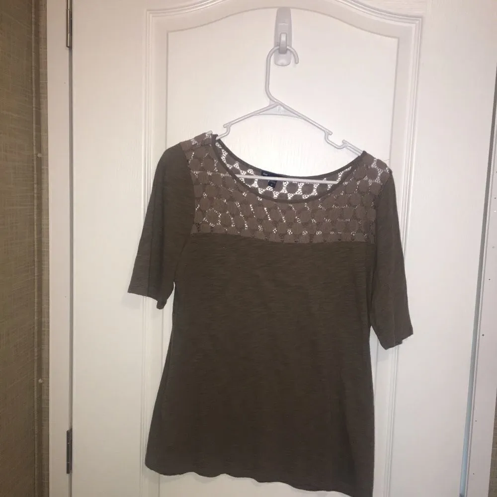 Gap Brown Medium Women's Blouse - Image 3