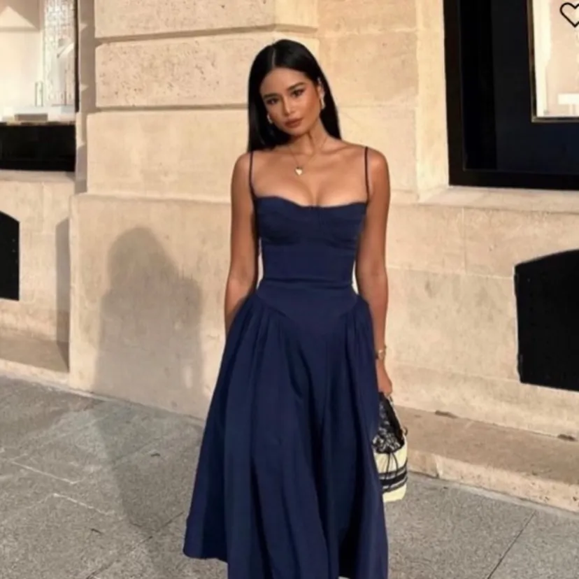 HOUSE OF CB 'Samaria' French Navy Corset Sundress NWOT‎ size XL - Image 15