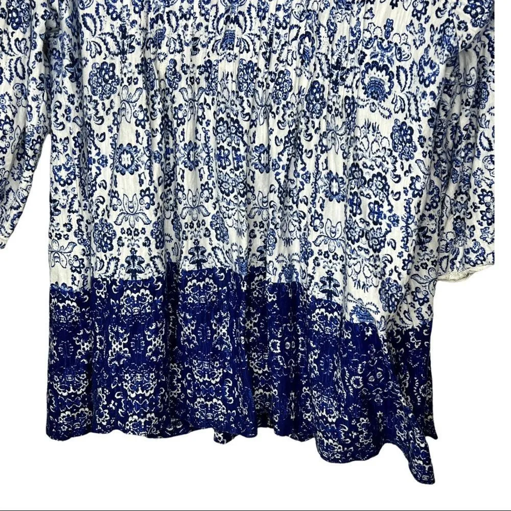 Vintage‎ America Blues Top White Size M - Image 3