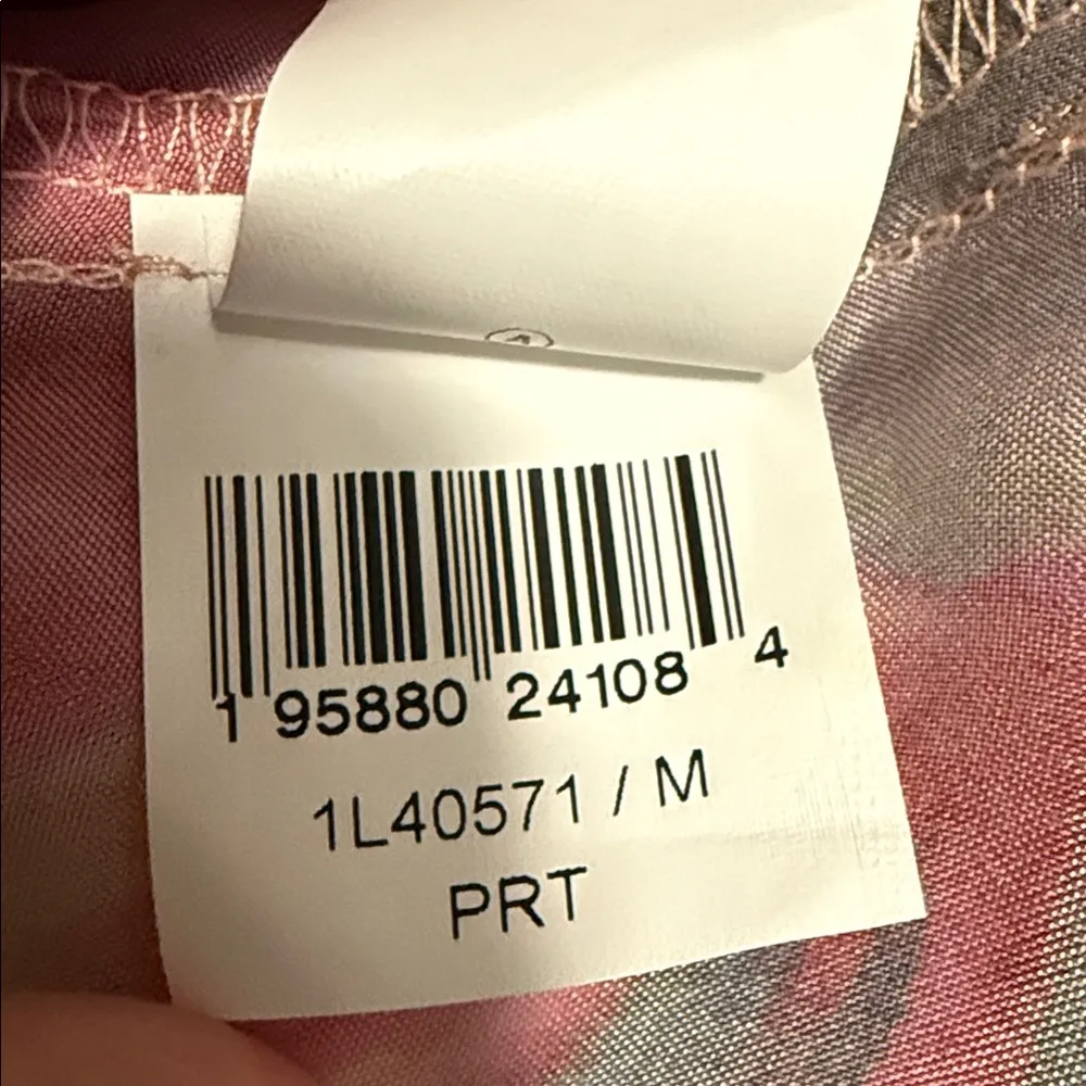 NWT Karen Kane tropical‎ Dress Soft Silky Cupro Breathable M Summer Cruise wear - Image 15