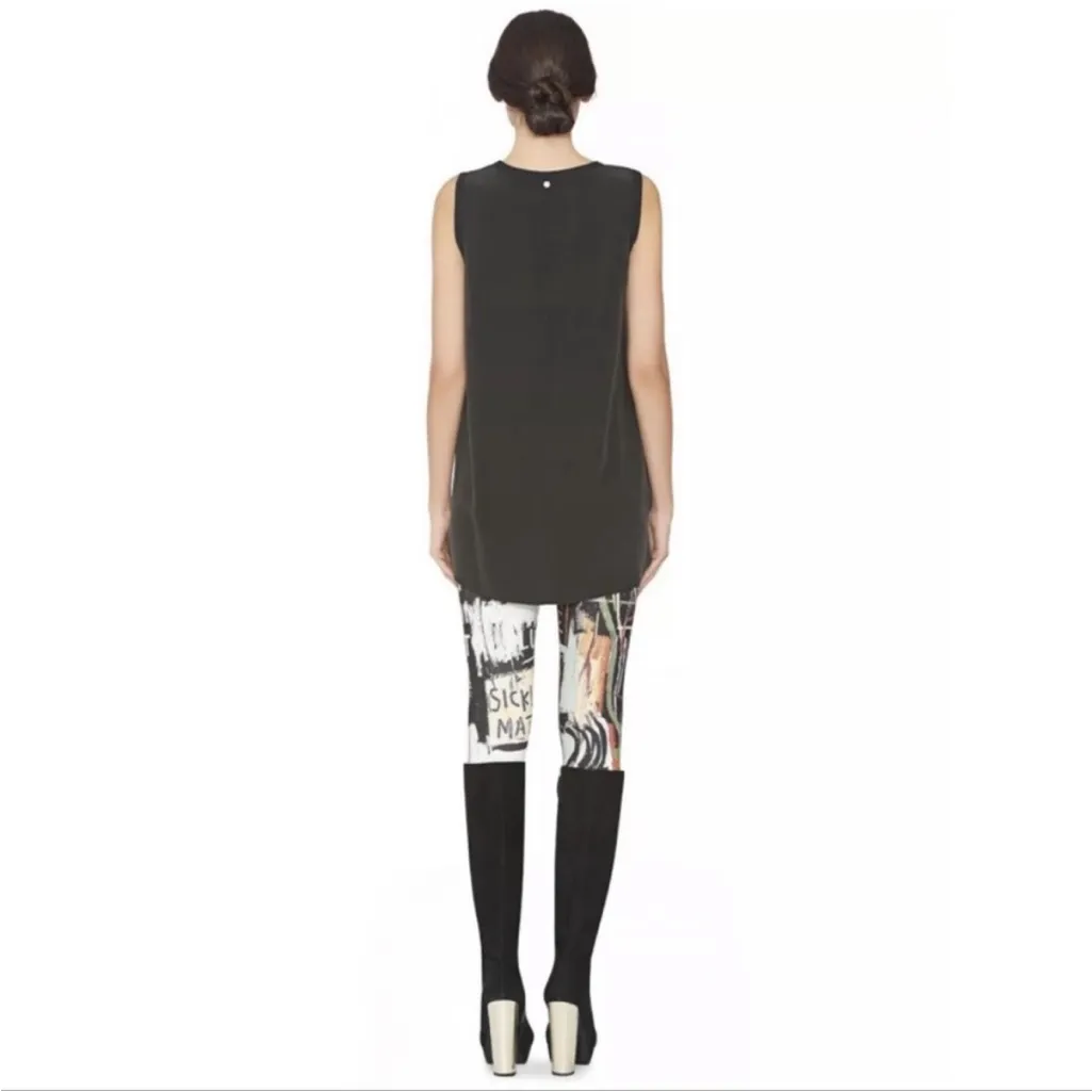 Alice + Olivia x Basquiat Jackie Printed Yoga Leggings L - Image 5