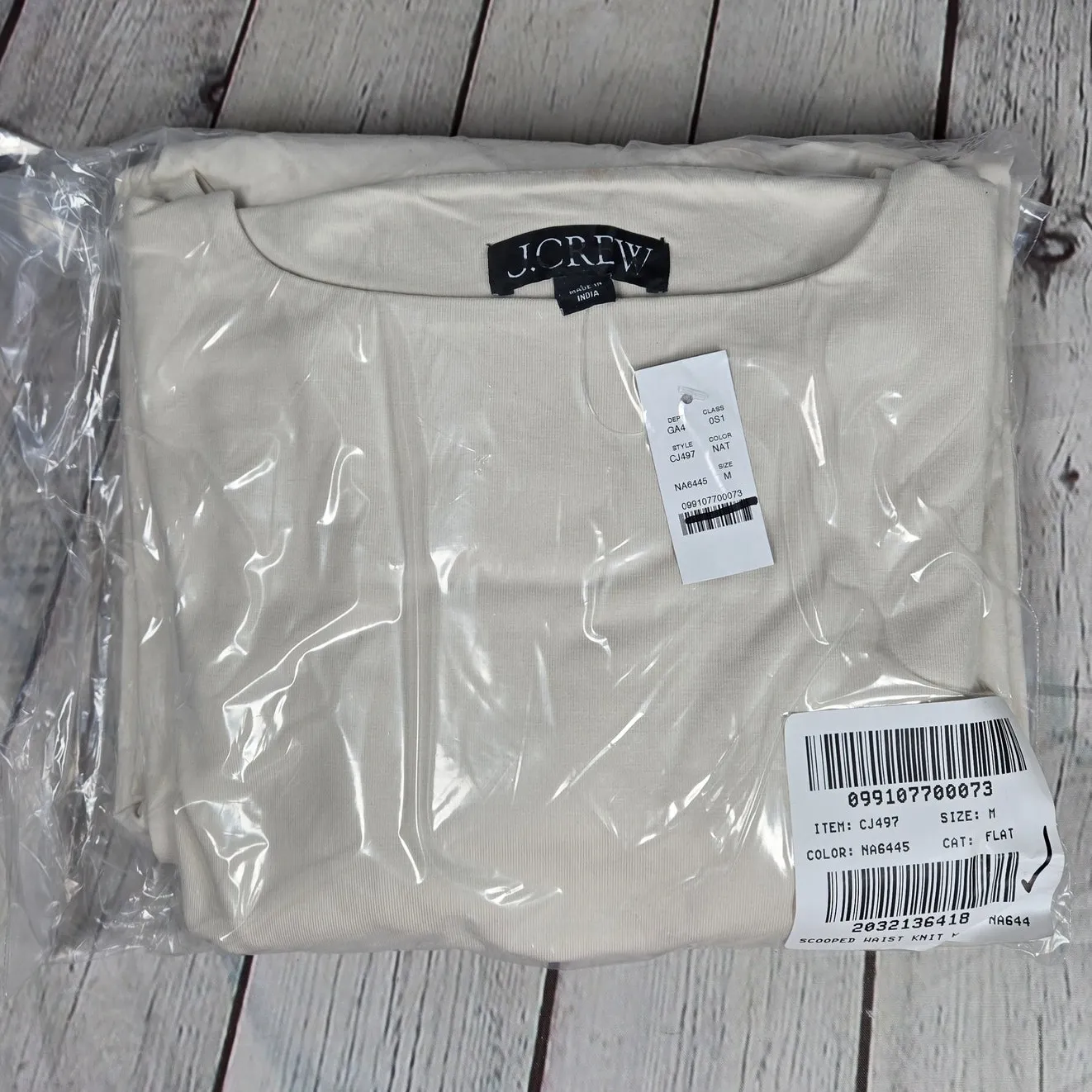 J.‎ Crew Drop-waist mixy dress in Natural CJ497 M NWT - Image 10