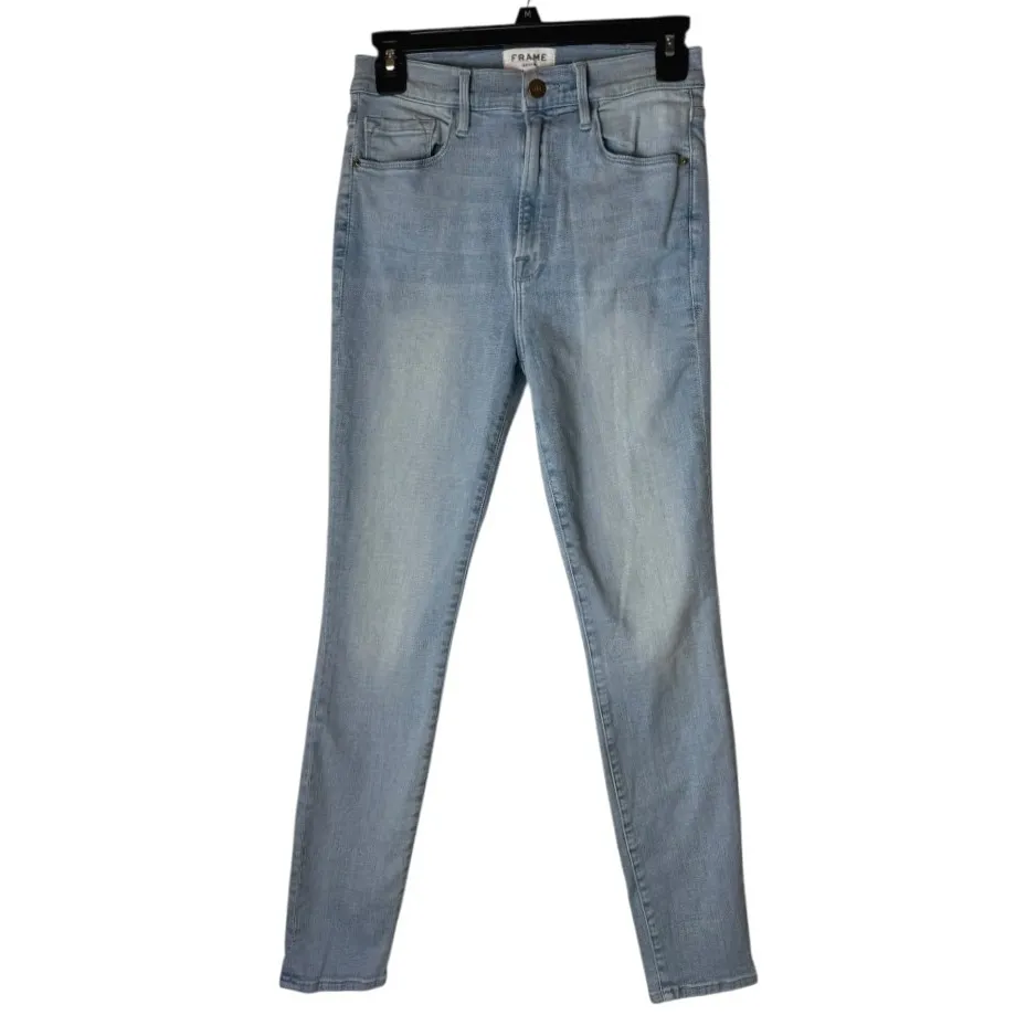 Frame Denim Jeans Women 27‎ Blue Tadley Light Wash Ali High Rise Cigarette - Image 2