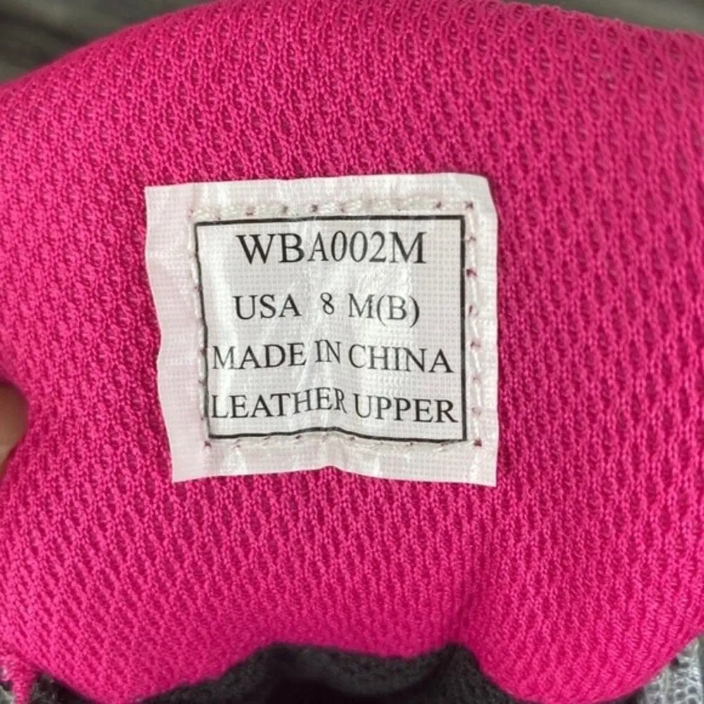 Propet Grey & Pink Waterproof Athletic Sport Sneaker Shoes 8 NEW - Image 7