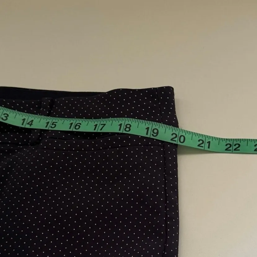 Alexa Rae Polka Dot Pant Plus Sz 20w Straight Leg Business Office Siren Work Blue - Image 8