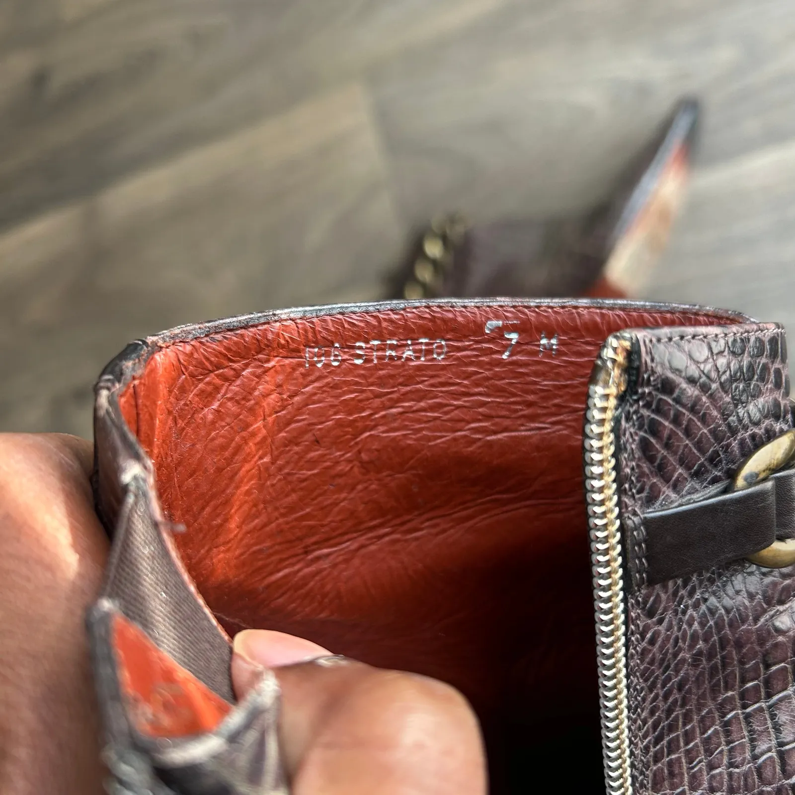 Donald J Pliner Couture Brown Leather Pointed Toe Booties Size 7 - Image 8