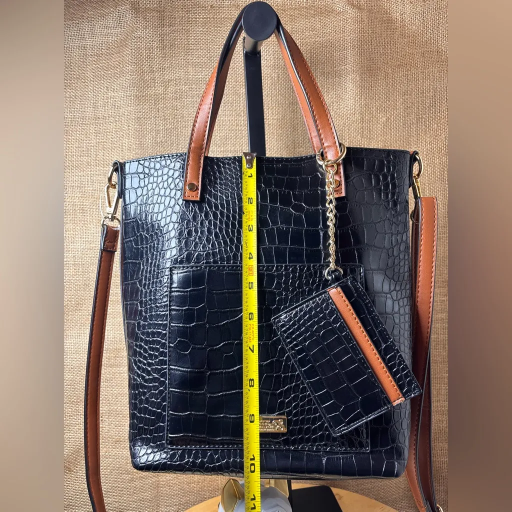 Carlos by Carlos Santana Black and Brown Croc - Image 11