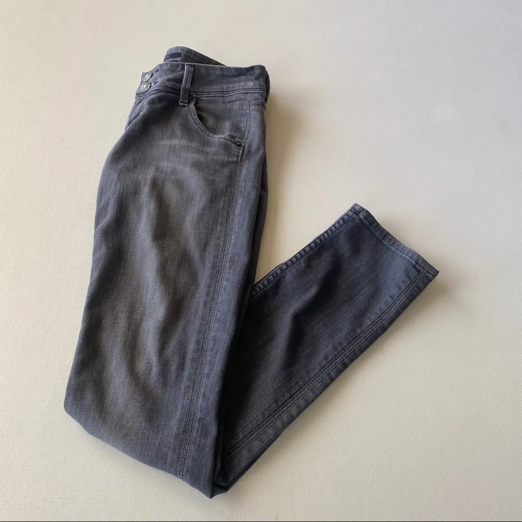 Hudson Jeans Gray Low Rise Skinny Jeans Size 26 - Image 5