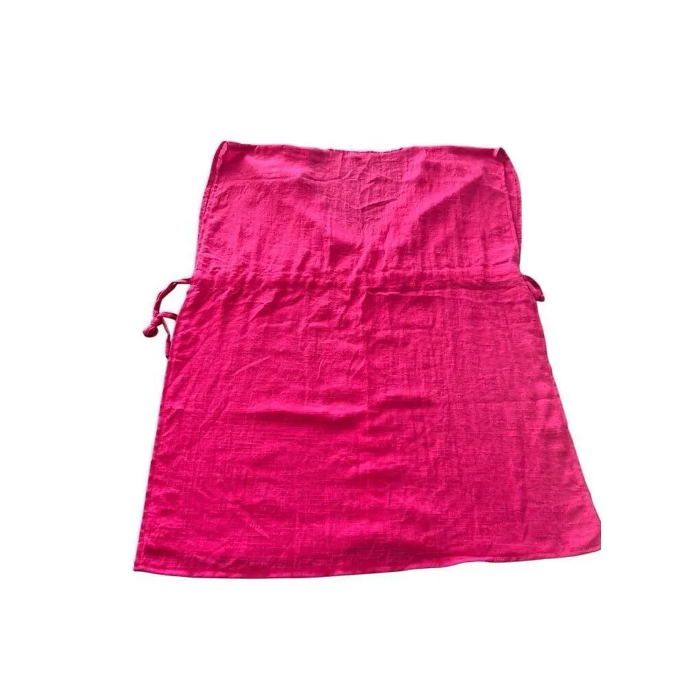 The Royal Standard Capri Open Side Drawstring Cover Up size S/M Pink Size M - Image 4