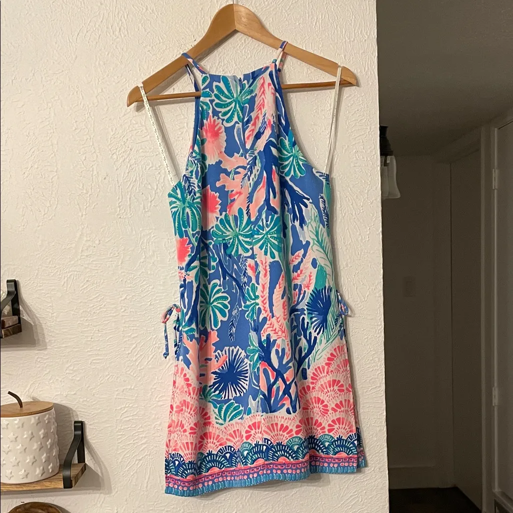 Lilly Pulitzer Vibrant Coral Reef Mini Dress - Image 7