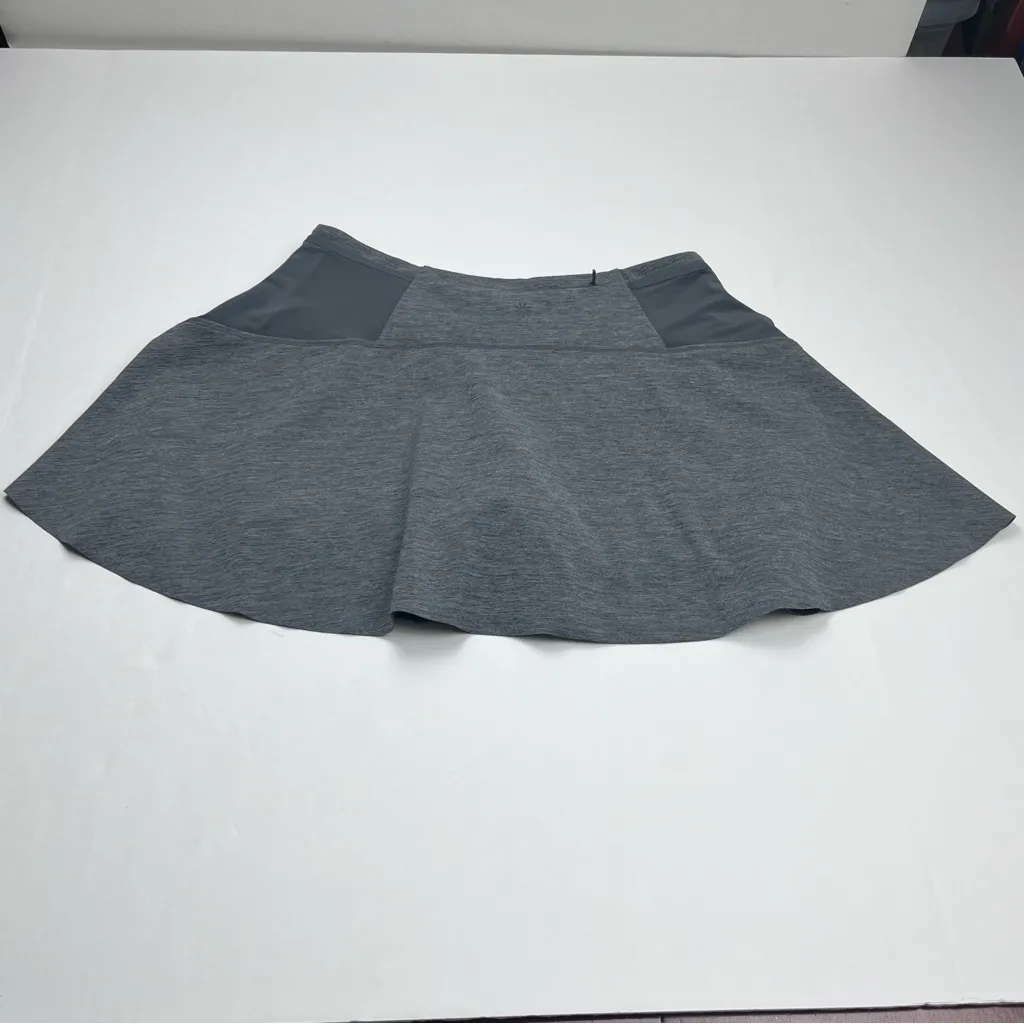 Athleta‎ Womens Match Point Skort Size XS Heathered Gray Stretch Athletic *FLAW - Image 11