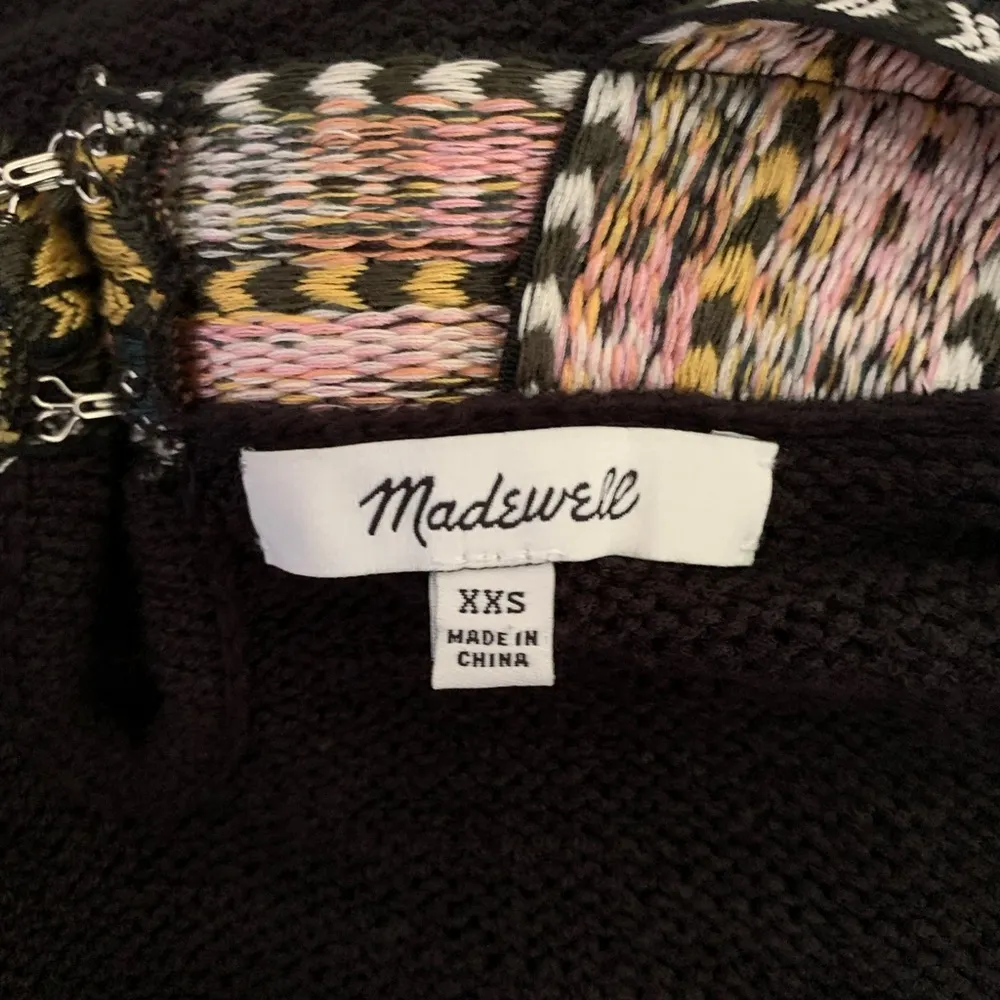 Madewell Embroidered Tank Sweater Size XXS - Image 2