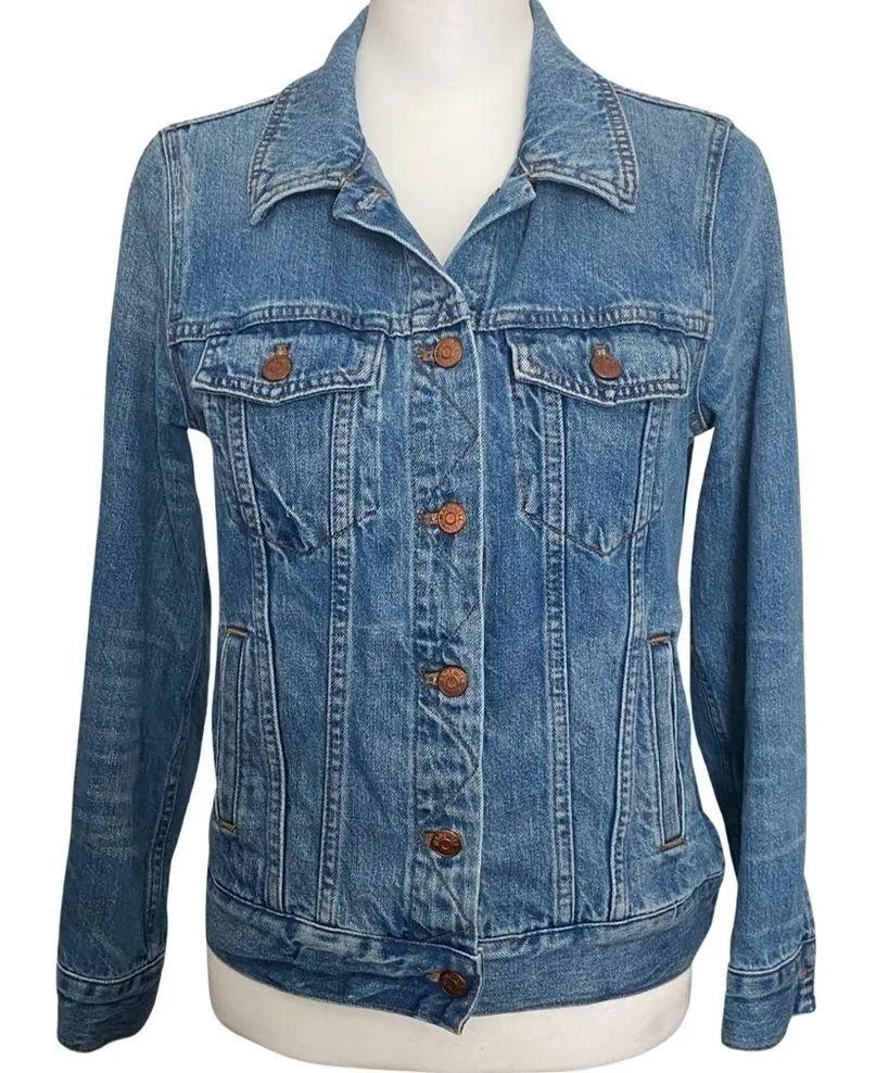 MADEWELL The Jean Jacket Classic Denim SOLD OUT Medium - Image 5