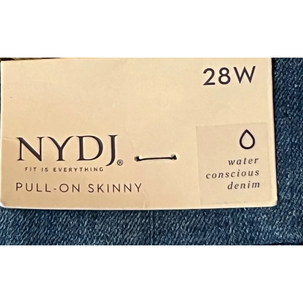 NYDJ Jeans Womens 28W NEW Pull-On Skinny Ankle Lift Tuck Split Hem Denim - Image 7