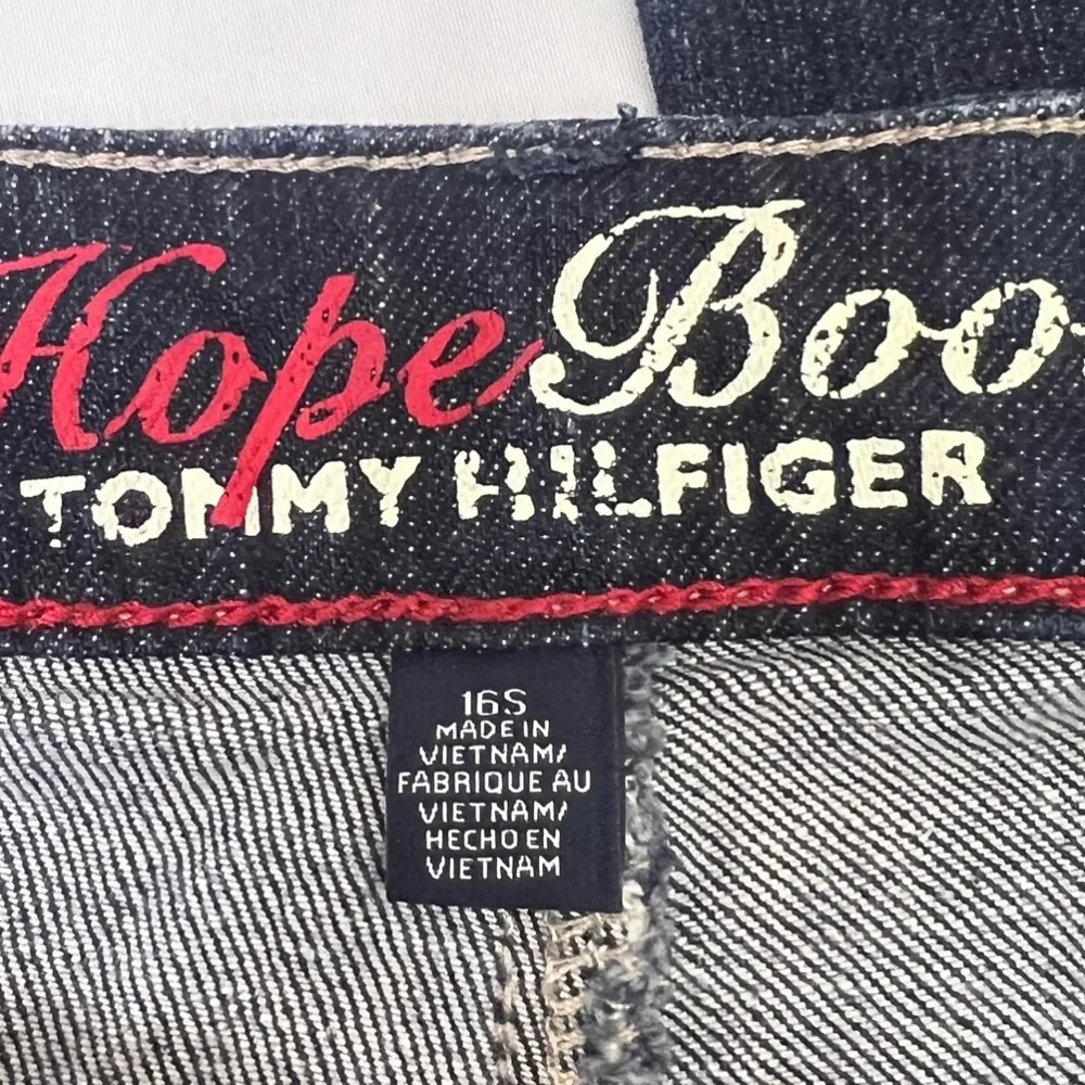 Tommy Hilfiger Hope Boot Womens Size 16S Boot Cut Fit High Rise Blue Jeans - Image 11