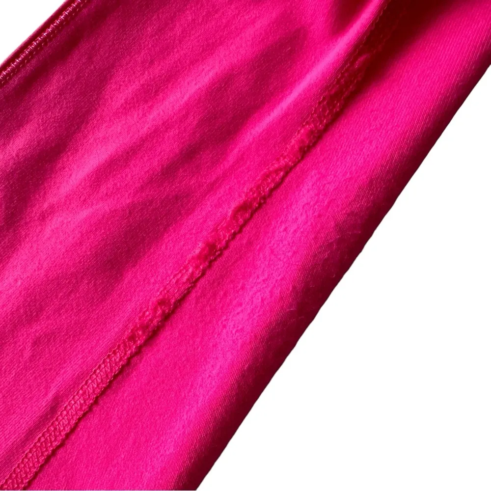 Hot Pink Heat It Up Crop Athletic Leggings size 2 - Image 9