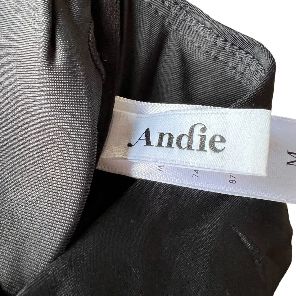 Andie Sicily Bikini Top Women S Black Underwire Swimwear Adjustable Stretch NEW - Image 6