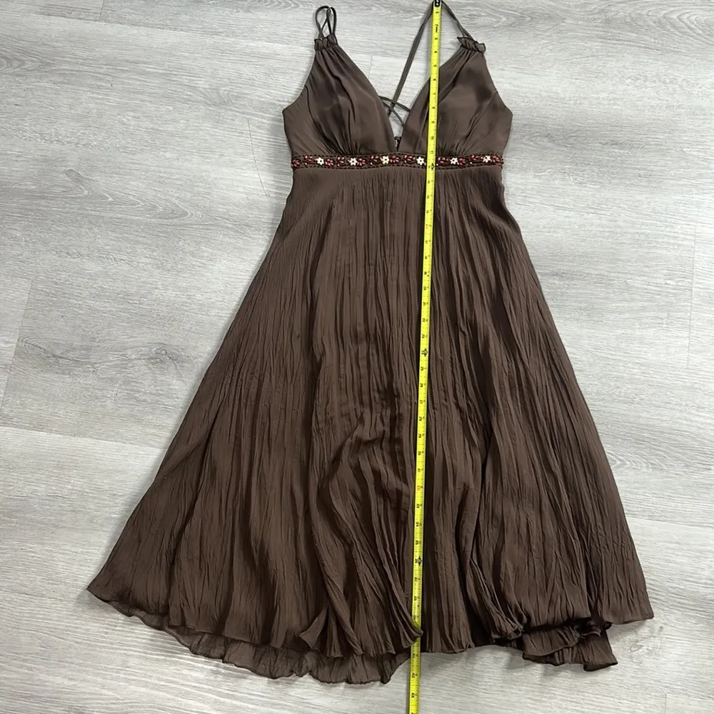 Bcbg paris • beaded cross back vintage coconut girl dress Size undefined - Image 12