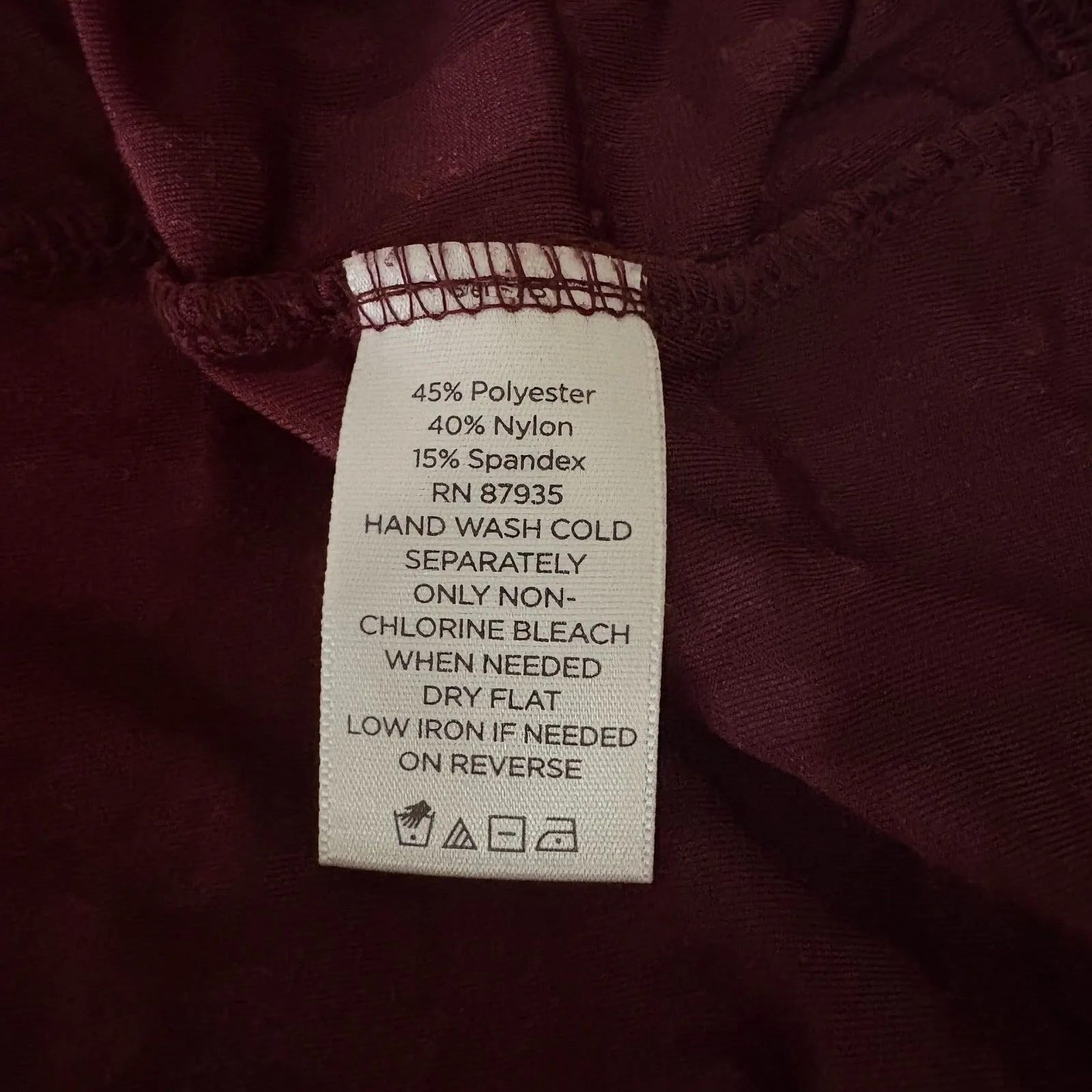 Susan Graver Velvet Burnout Open Front Vest Burgundy Whimsigoth Size Medium - Image 5