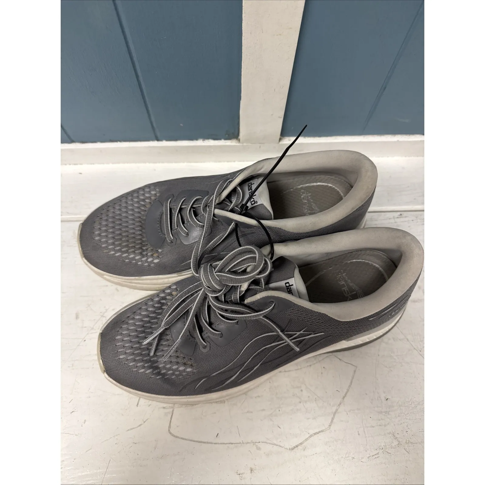 Dansko Womens Pace Sneaker Gray EU 39 US 9 9.5 Comfortable Work Walking Shoes - Image 3