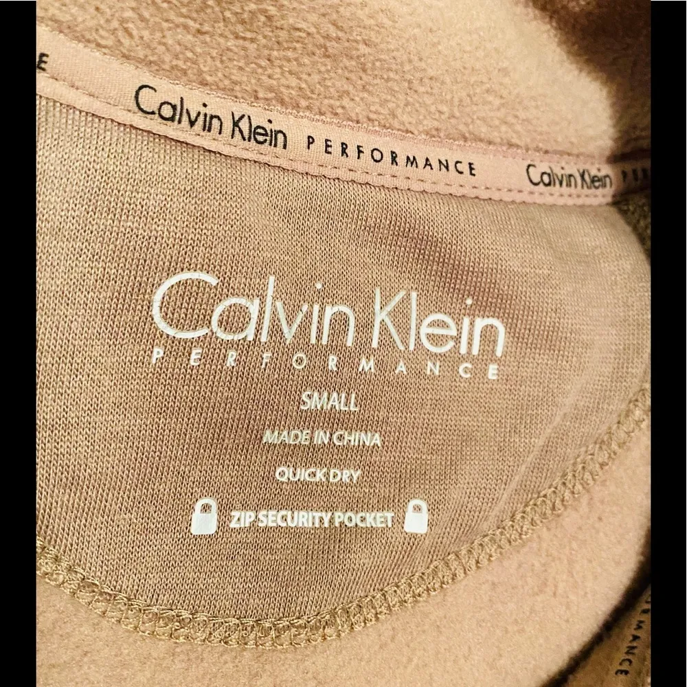 CALVIN KLEIN Performance Fleece Jacket sz S - Image 2