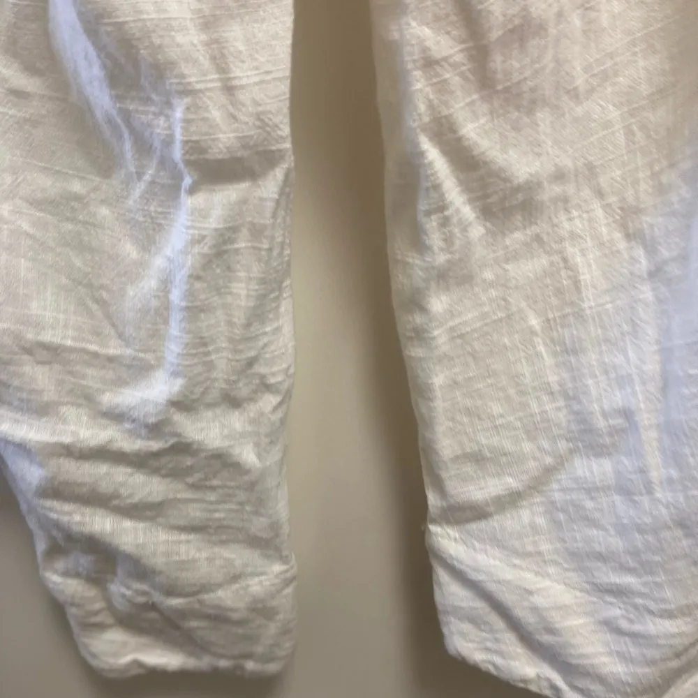 Free people white linen pants extra small women’s - Image 10