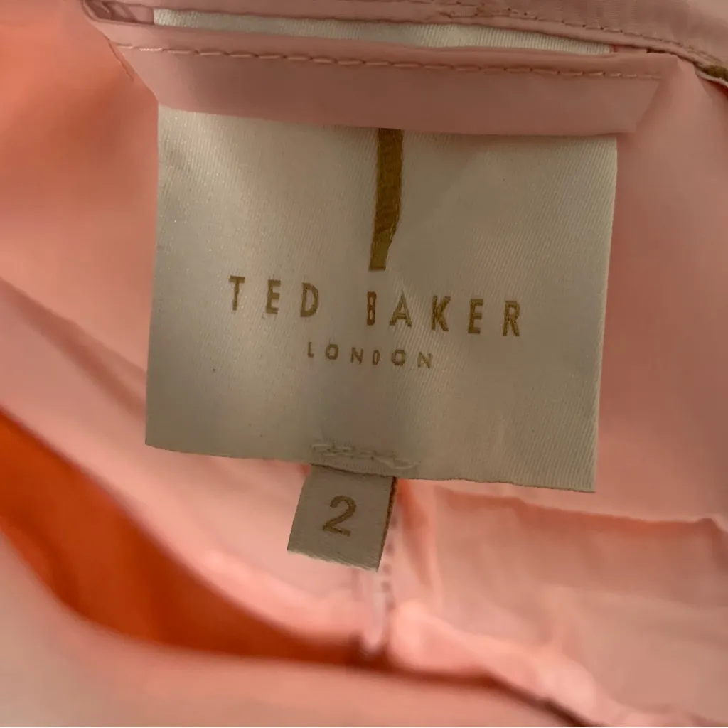 • Ted Baker Renika Packaway Padded Jacket pink size 2 - Image 8