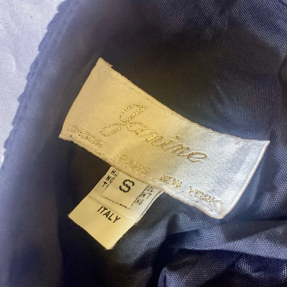 Janine Silver Metallic Mosaic Dress Black - Image 5