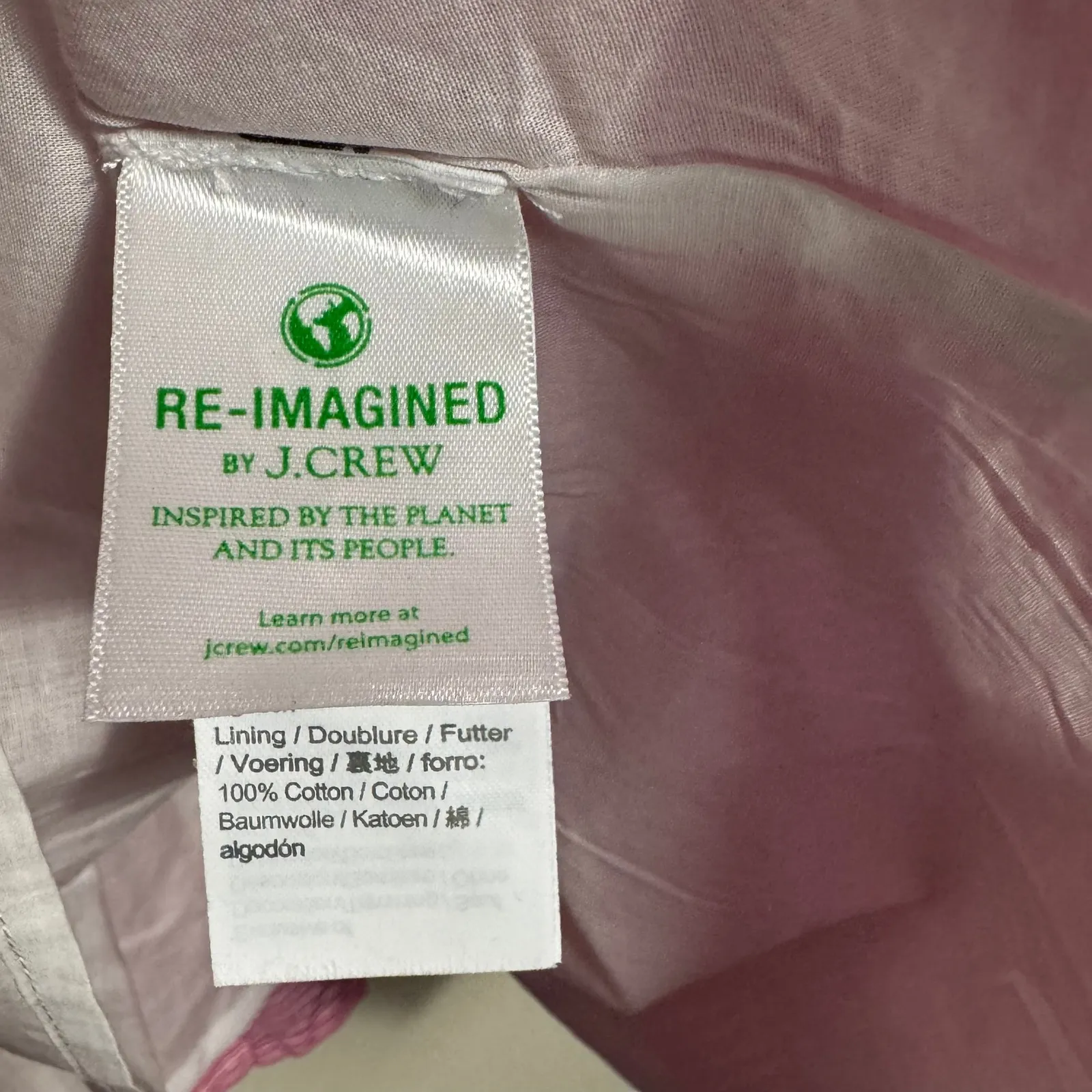 J Crew Striped Smocked Tiered Mini Dress Womens‎ Large Ruffle Strap Striped Pink - Image 11