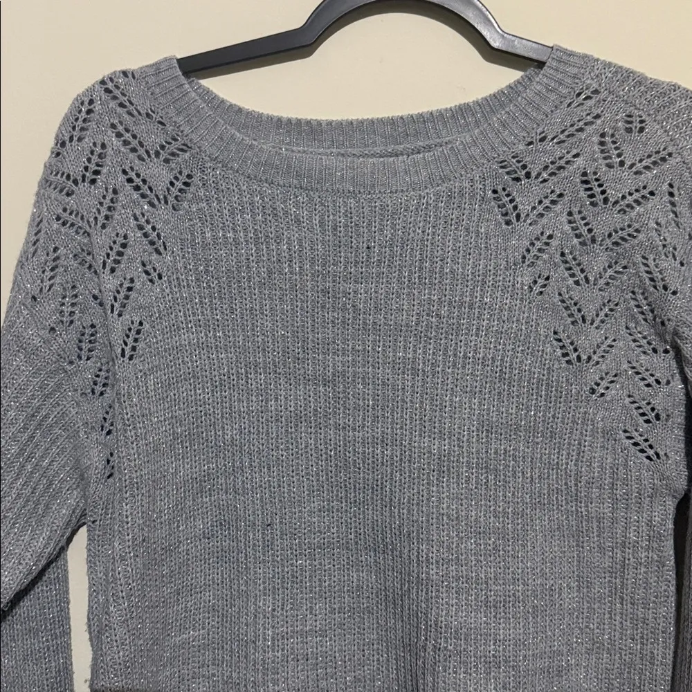 🎄St. John's Bay Gray Women's Crew Neck Sweater - Image 2