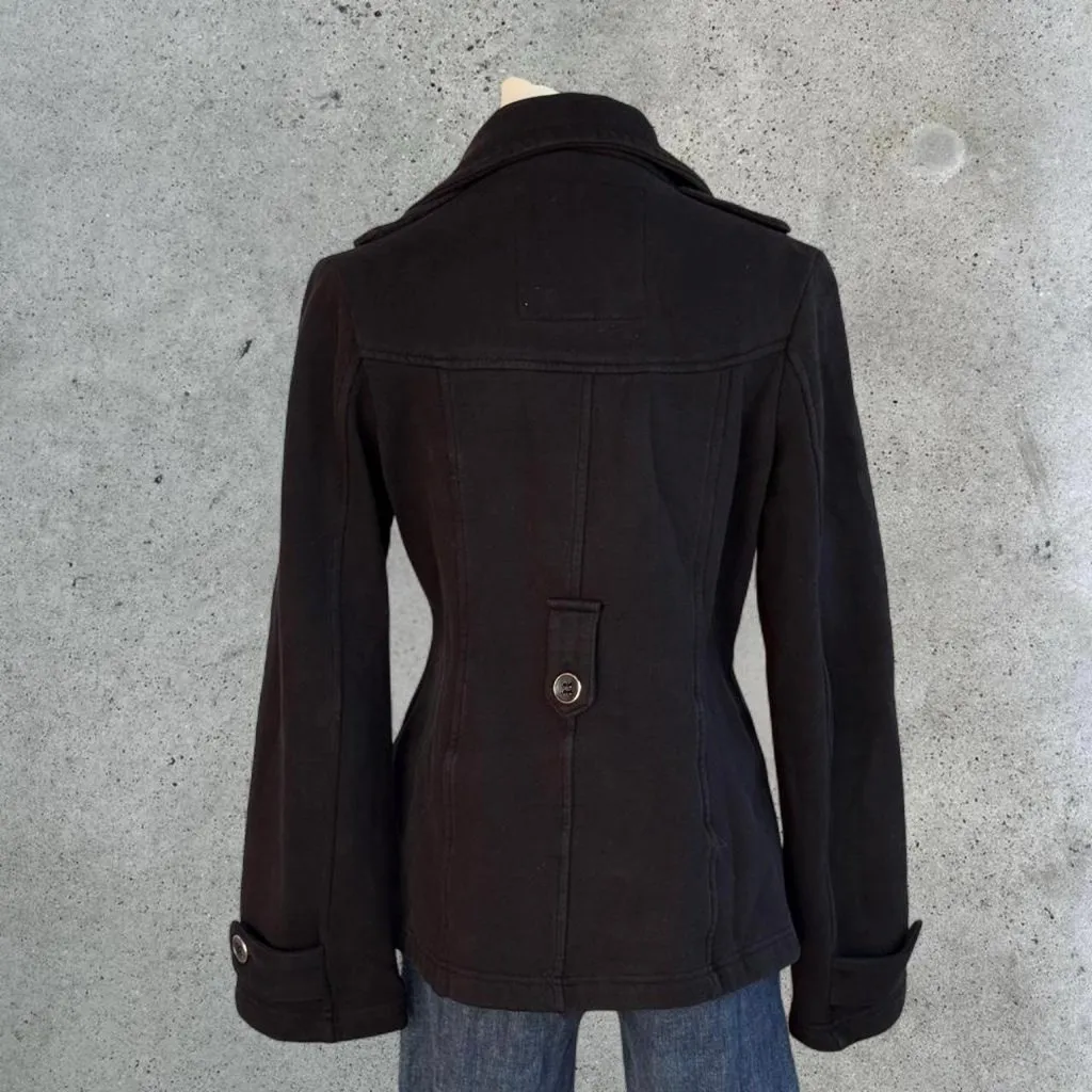 2000s black peacoat - Image 8