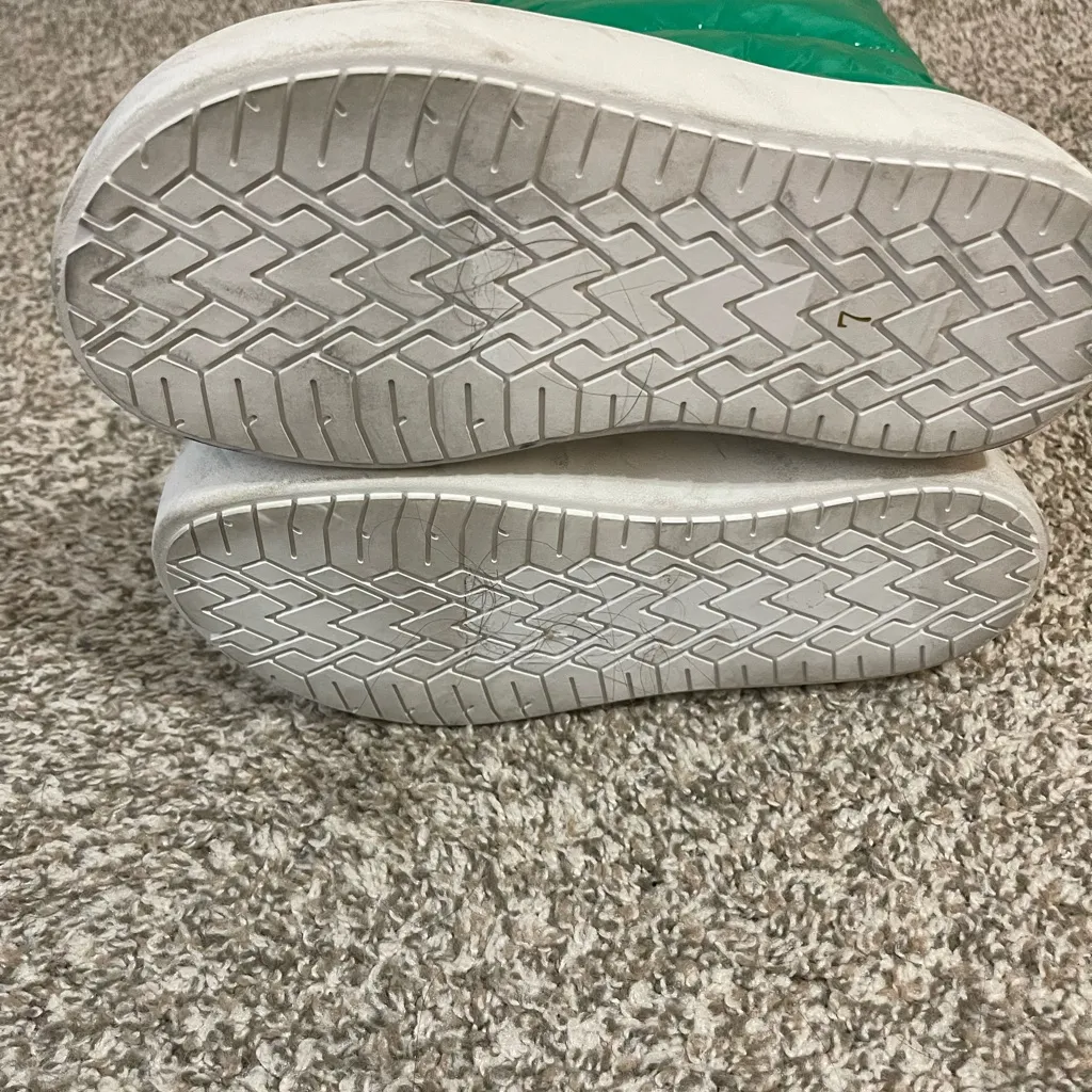 Jeffrey Campbell Snowed Green Platform‎ Puffer Boots - Size 7 - Image 5